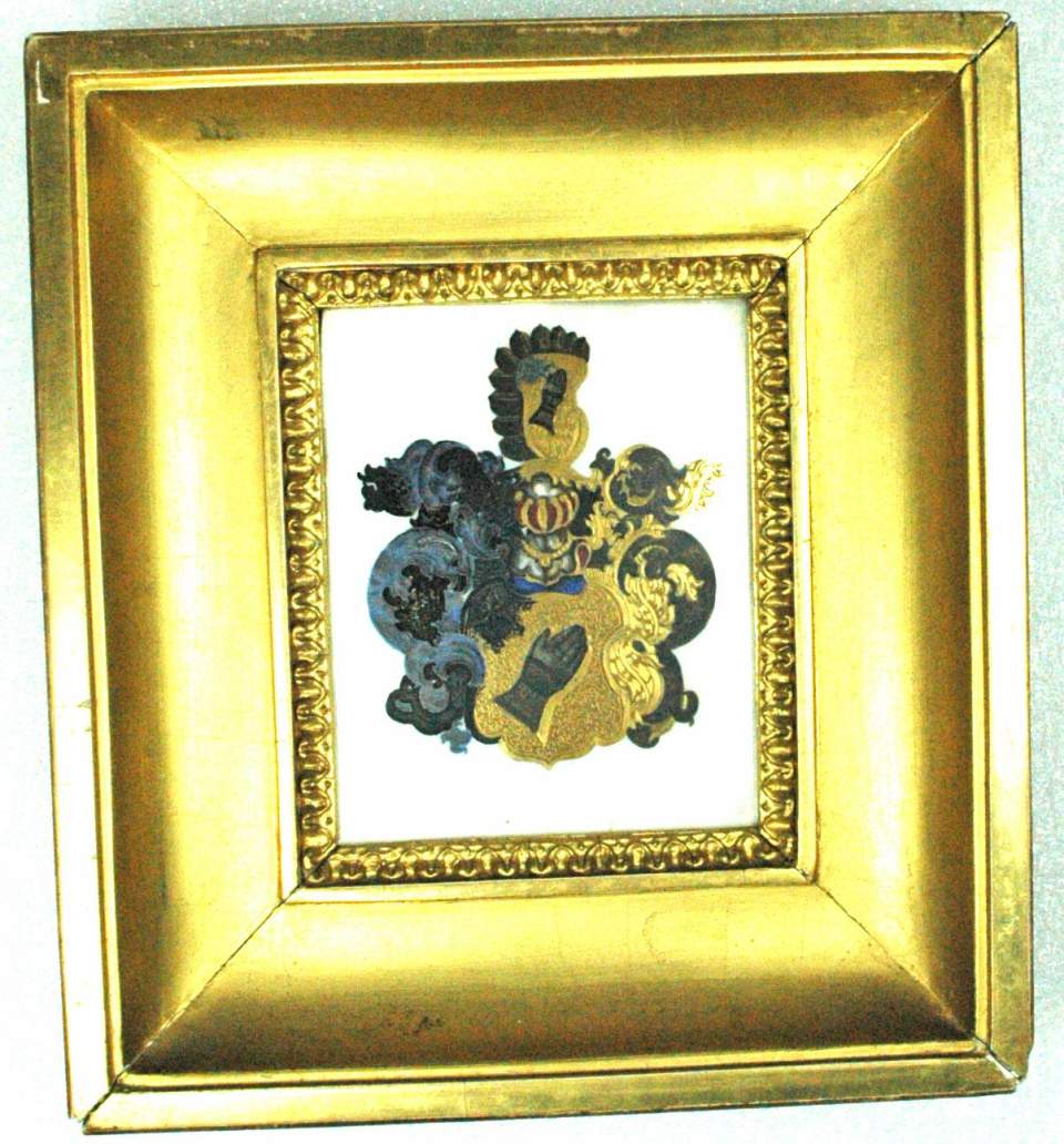 Familienwappen der Familie Huber, unecht
