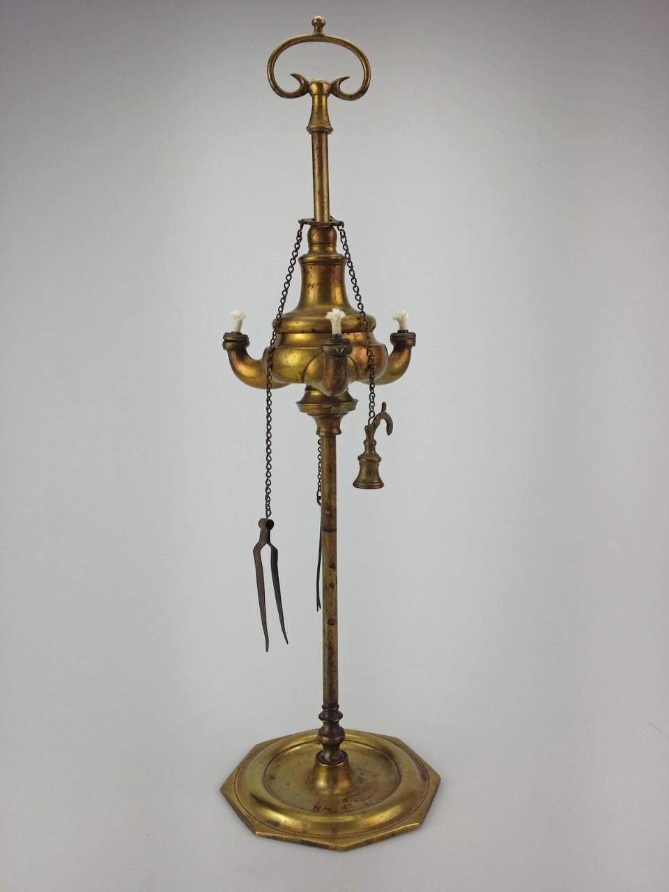 Florentiner-Lampe, Römische Lampe; Öllampe, 19. Jh.