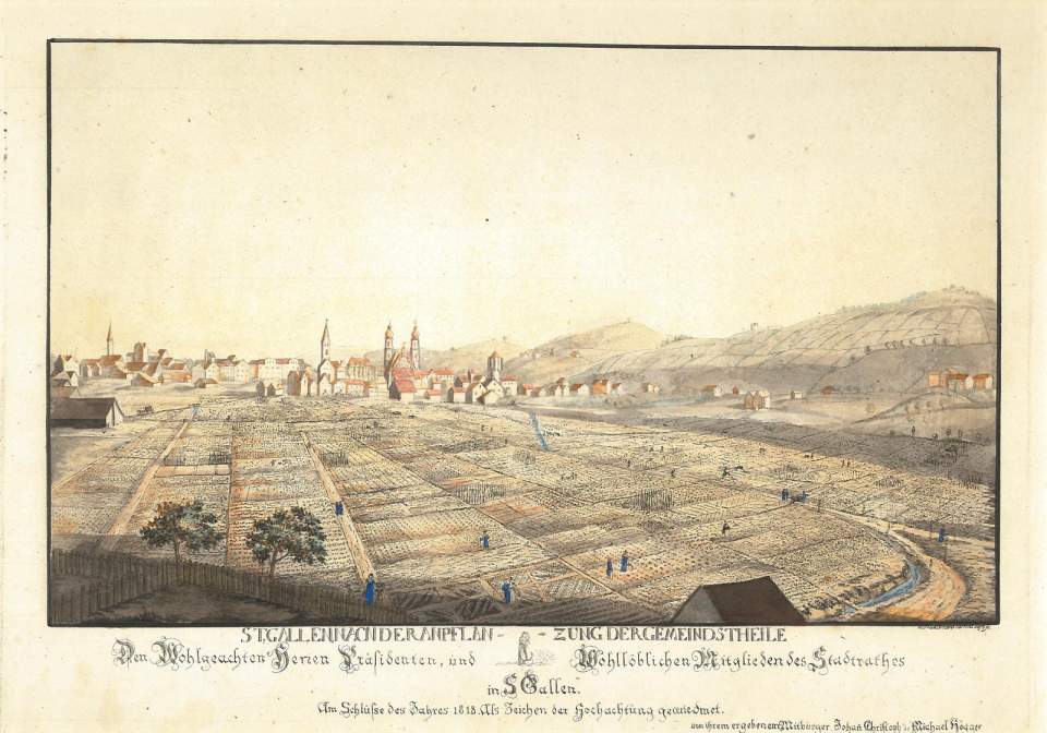 St.Gallen von Westen