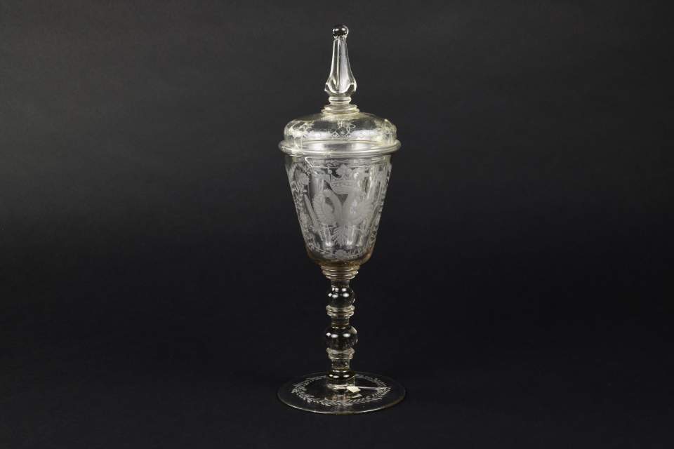 Glas, Trinkglas, Kelchglas, DeckelPokal