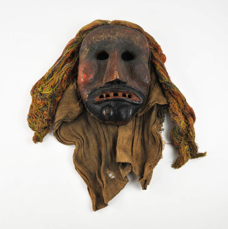 Bütze-Maske aus Flums (Foto 1888)