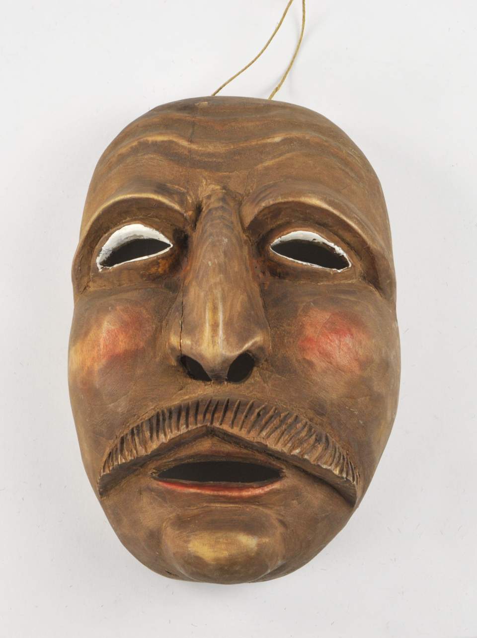 Maske „Schnurrbartli“, Berschis, 1960-1970
