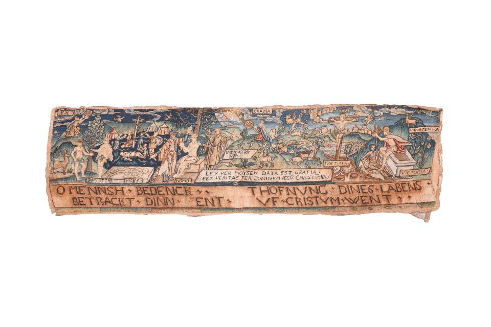 Bildstickerei (Fragment)