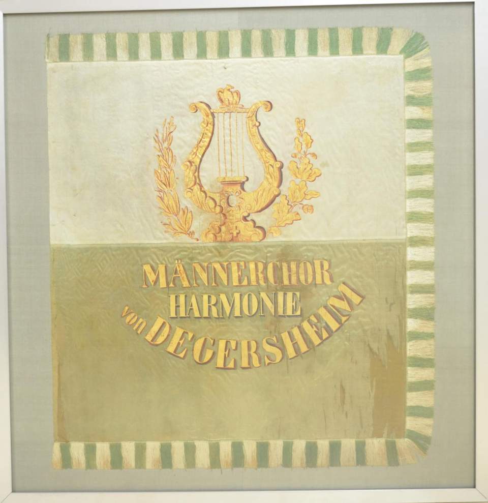 Fahne Männerchor Harmonie Degersheim
