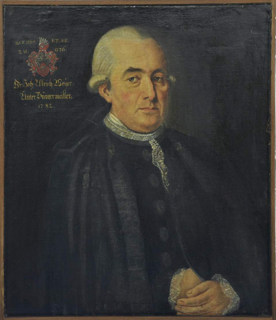 Bildnis des Dr. Johann(es) Ulrich Meyer (geb. 1730)