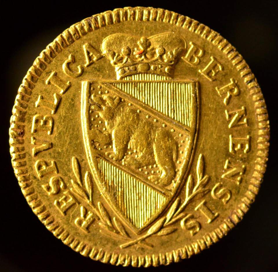 Goldmünze Berner Dukaten