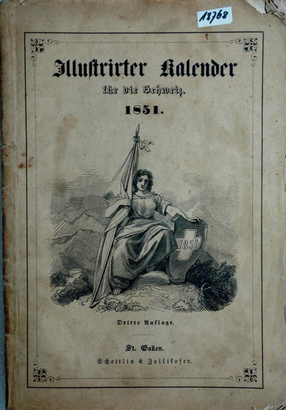 "Jllustrirter Kalender für die Schweiz" (1851)