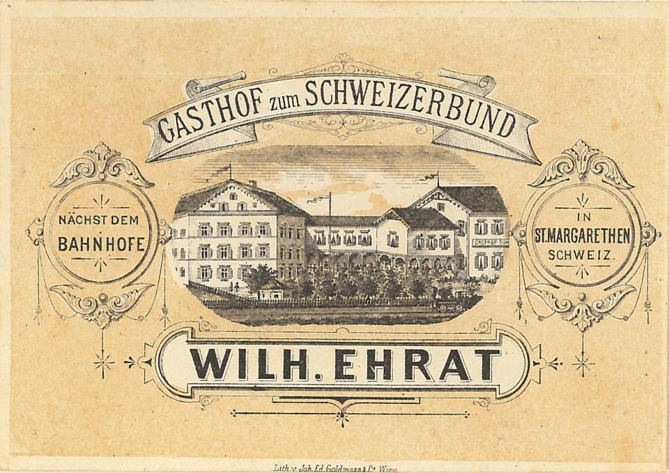 Ansicht Gasthof zum Schweizerbund, St. Margrethen