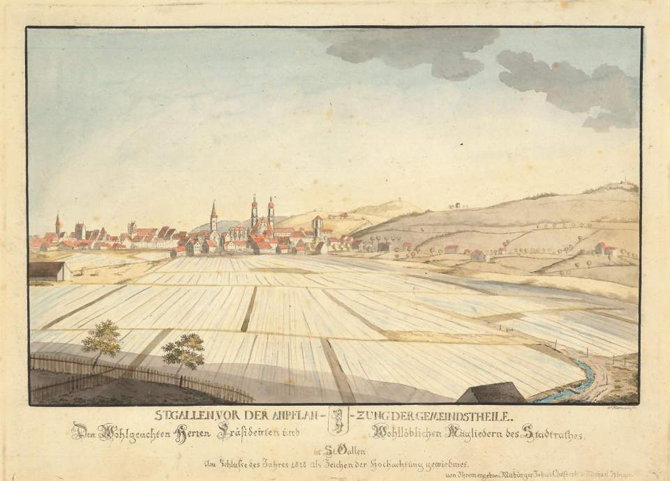 St.Gallen von Westen