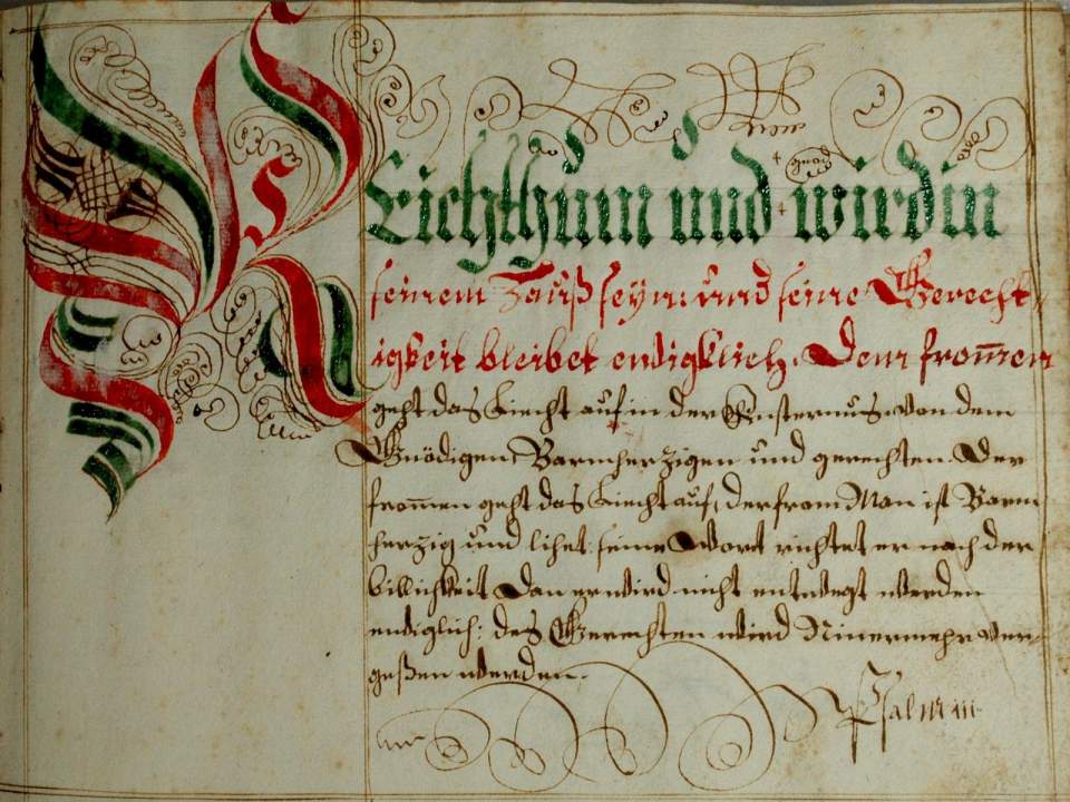 Osterschrift von Hans Jacob Isler