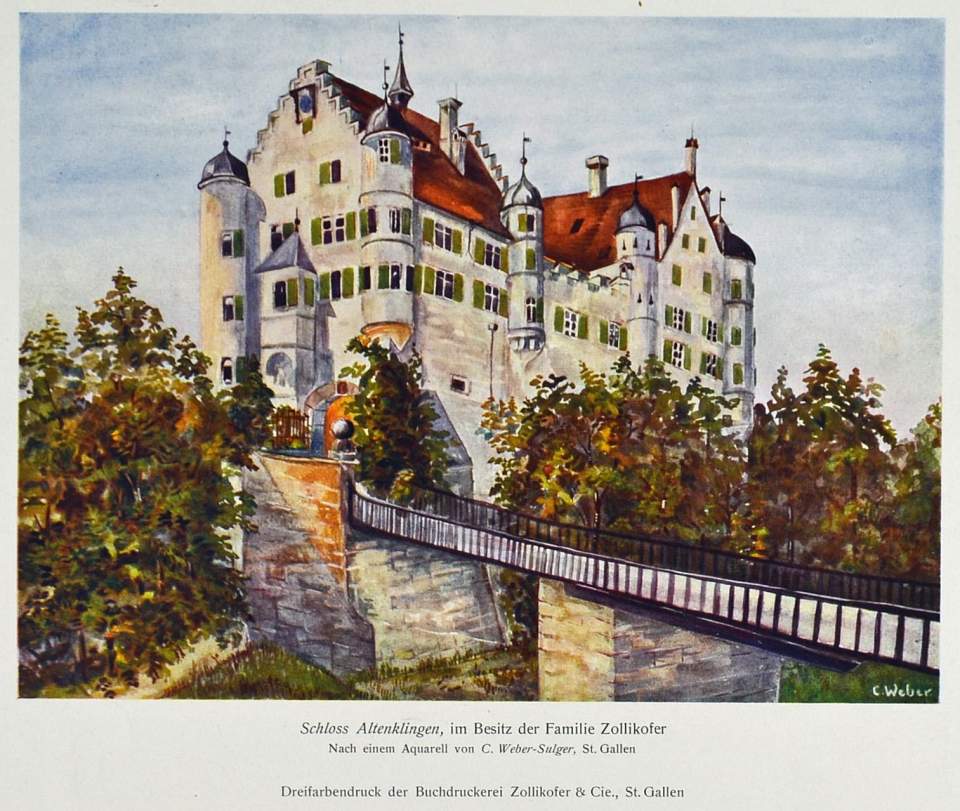 Farbdruck Schloss Altenklingen TG