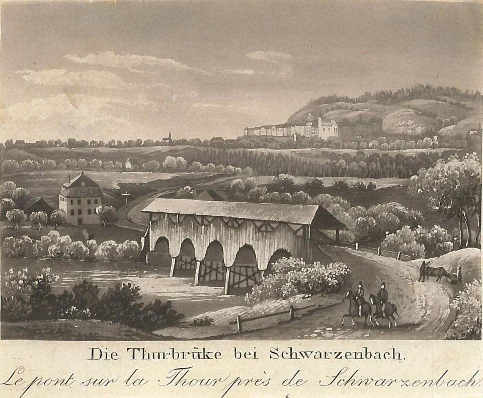 Ansicht Thurbrücke bei Schwarzenbach