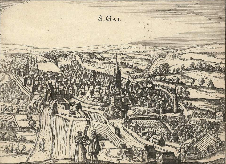 St.Gallen von Westen