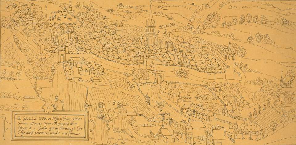 St.Gallen von Westen