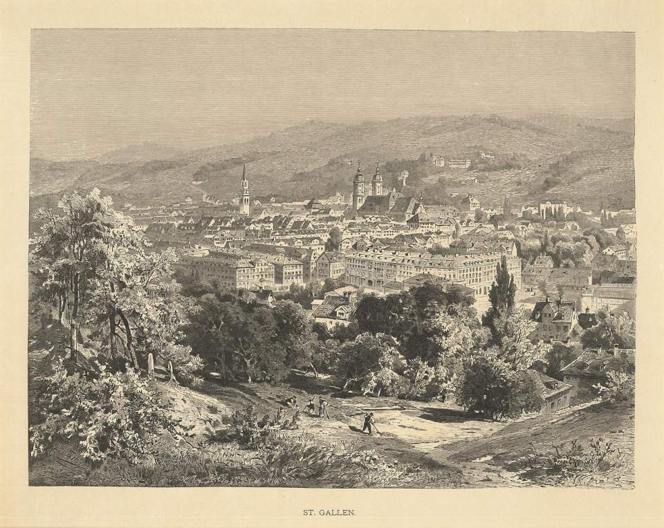 St.Gallen von Nordwesten