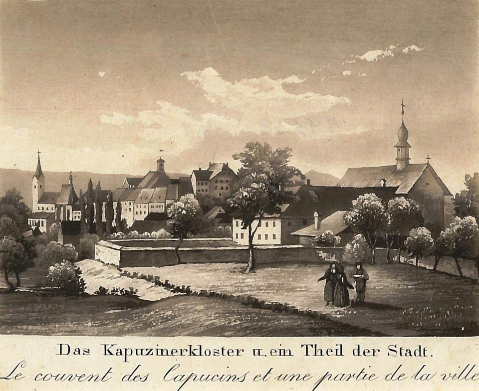 Wil, Das Kapuzinerkloster, nach Juli 1835