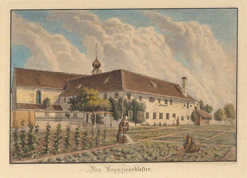 Wil, Kapuzinerkloster, 1837