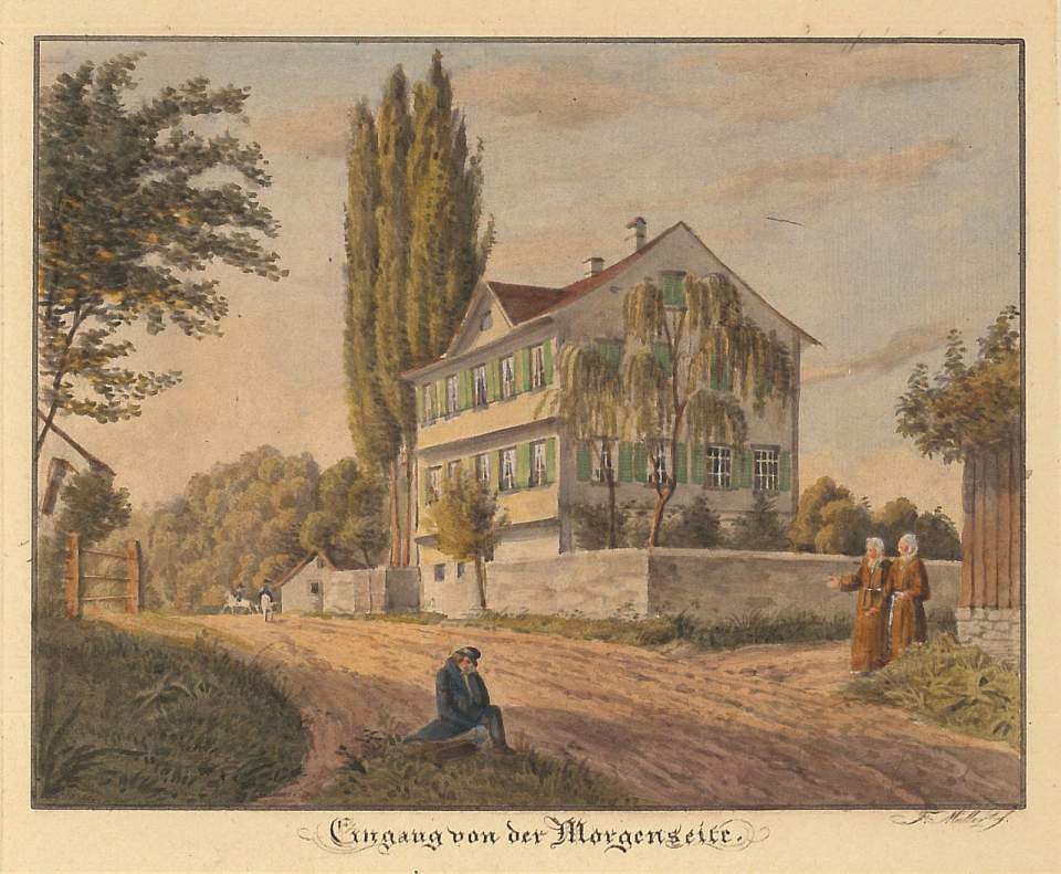 Wil, Haus „Zum Frohsinn“, Strasse nach Zuzwil; 1837