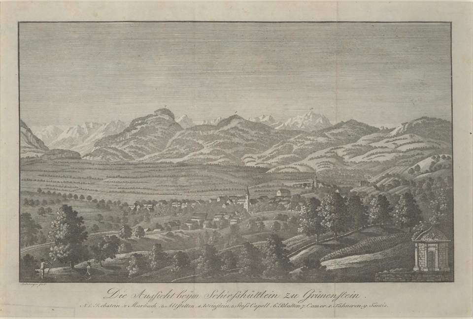 Ansicht Rebstein, Marbach