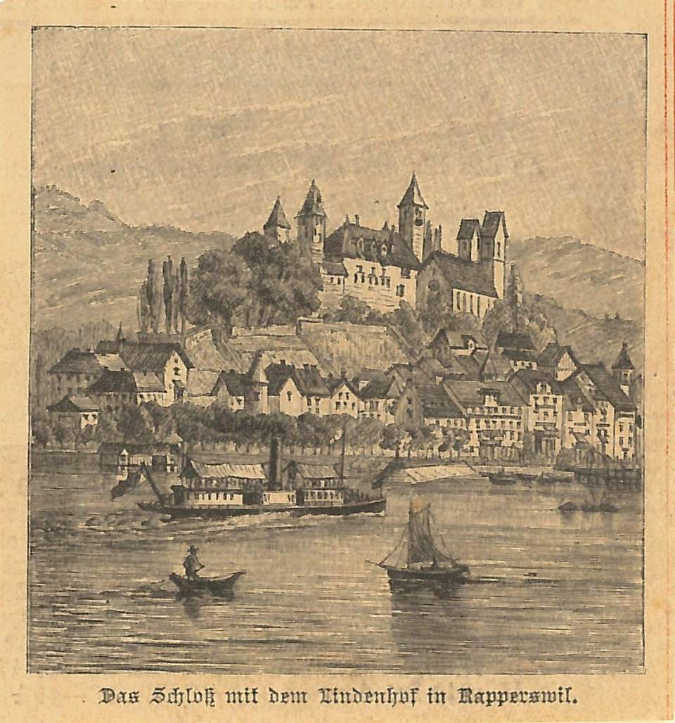 Ansicht Schloss Rapperswil
