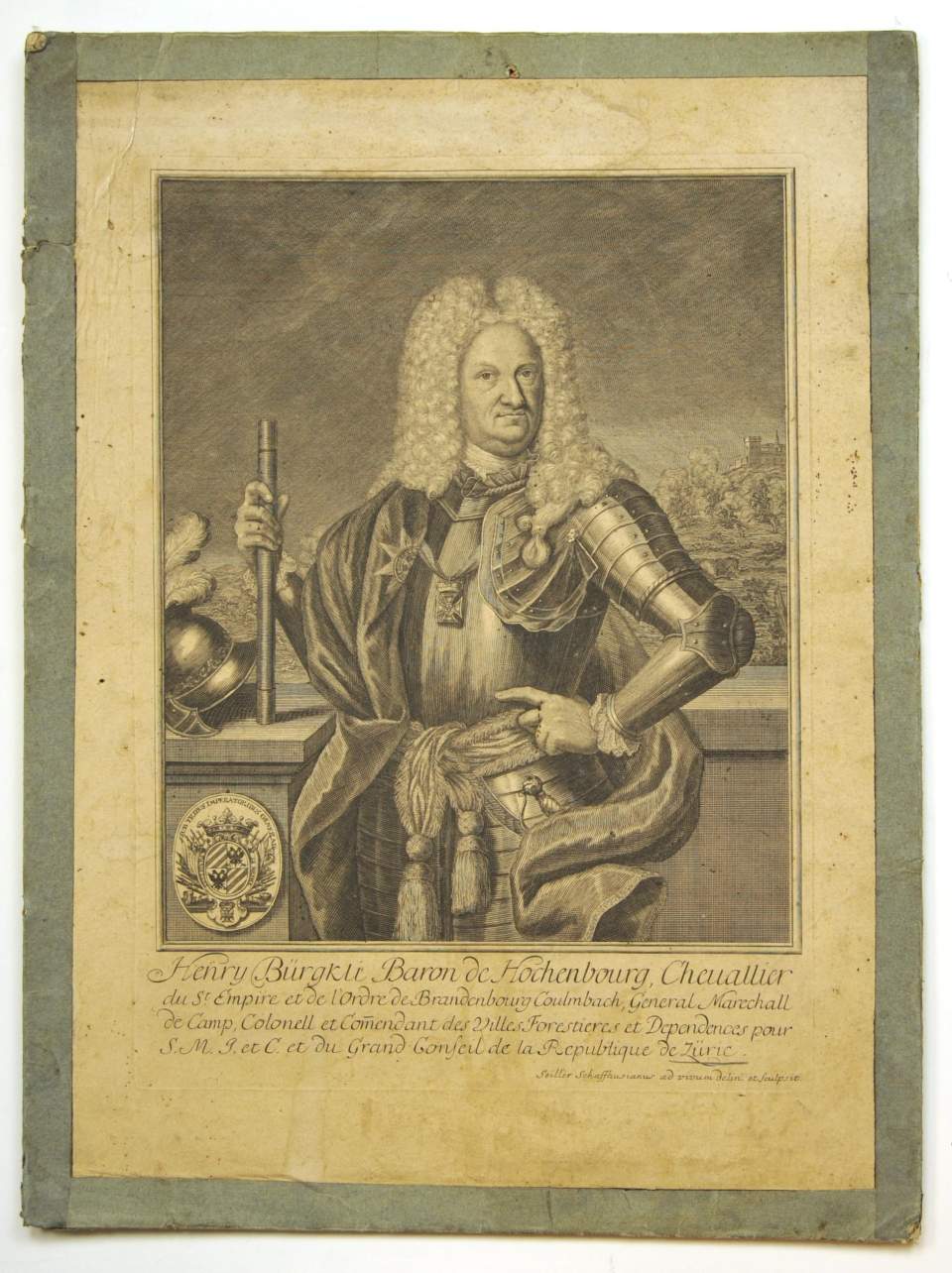 Grafik, Hans Heinrich Bürkli, Freiherr von Hohenburg