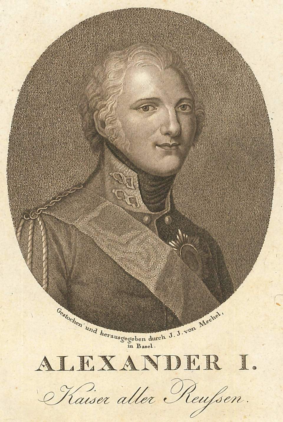 Grafik, Alexander I. Kaiser der Russen