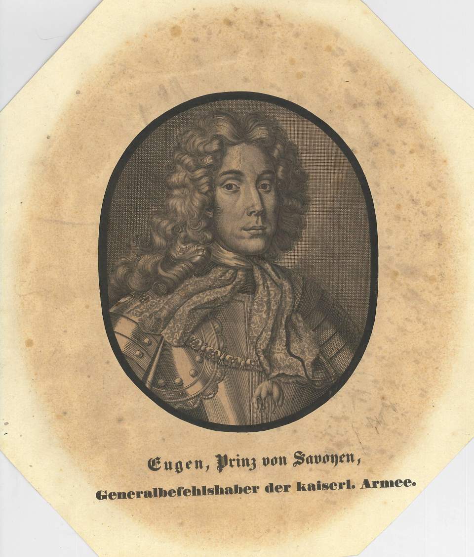 Grafik, Eugen, Prinz von Savoyen, Generalbefehlshaber der Kaiserlichen Armee