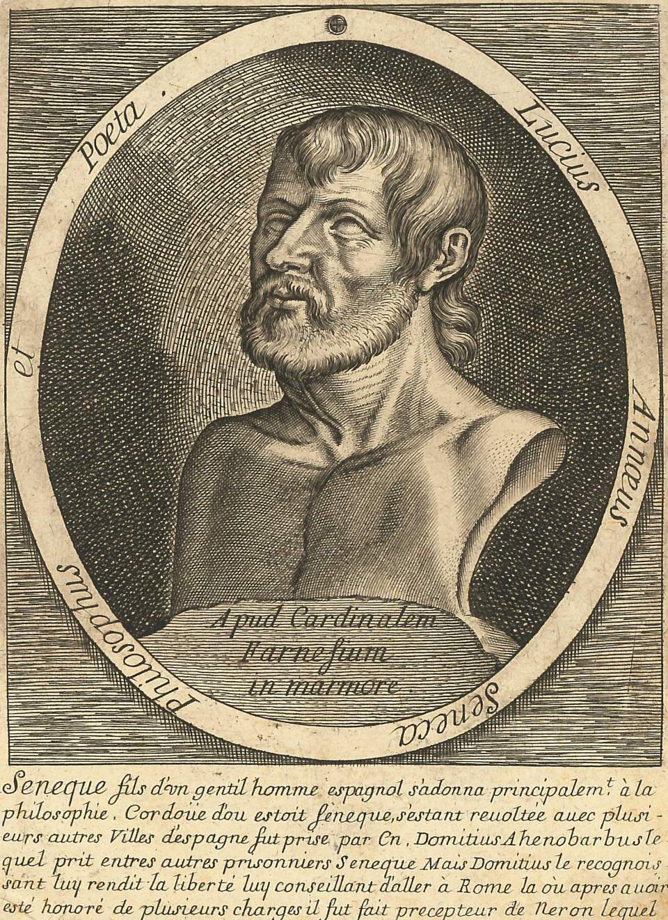 Bild der Büste des Lucius Annaeus Seneca