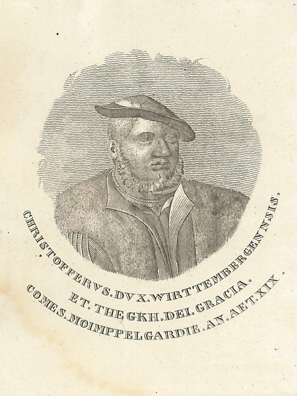 Grafik, Christofforus Dux Wirttenbergensis