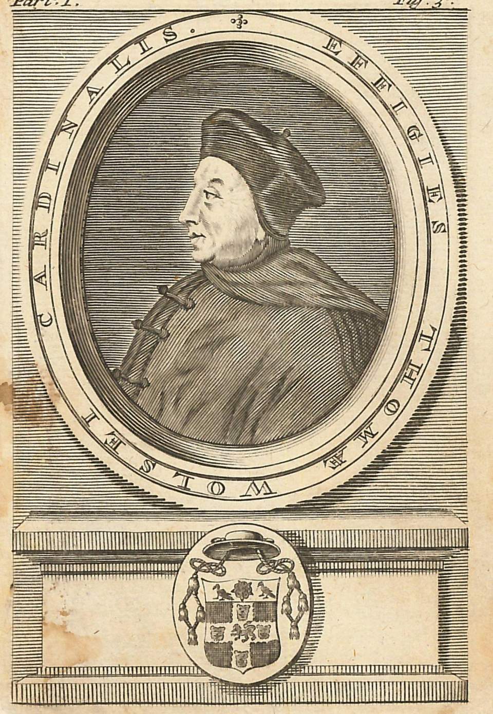 Grafik, Kardinal Effigies Thomey Wolsey