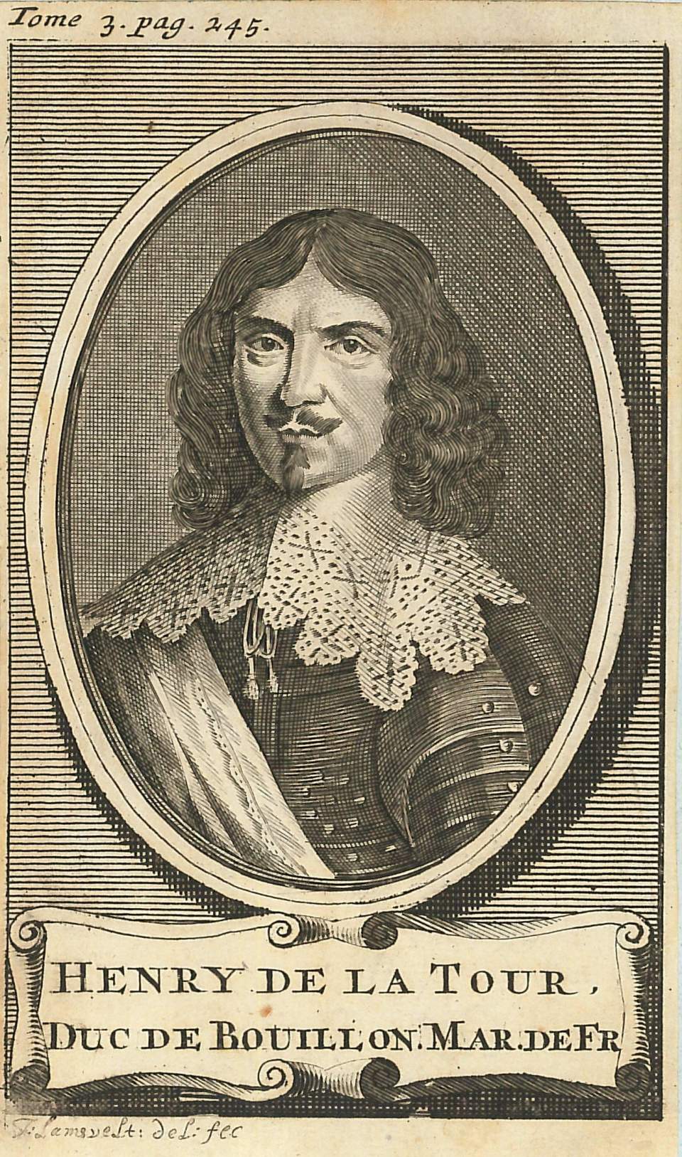Grafik, Herzog Heinrich v. Bourbon, Marschall v. Frankreich