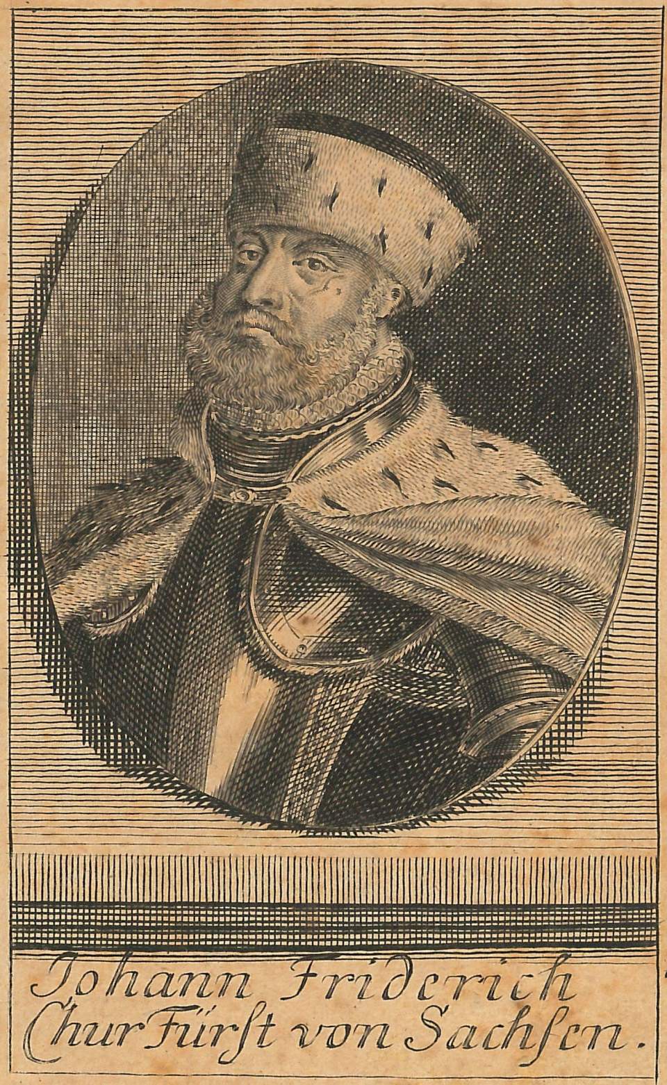 Grafik, Johann Friedrich, Kurfürst v. Sachsen