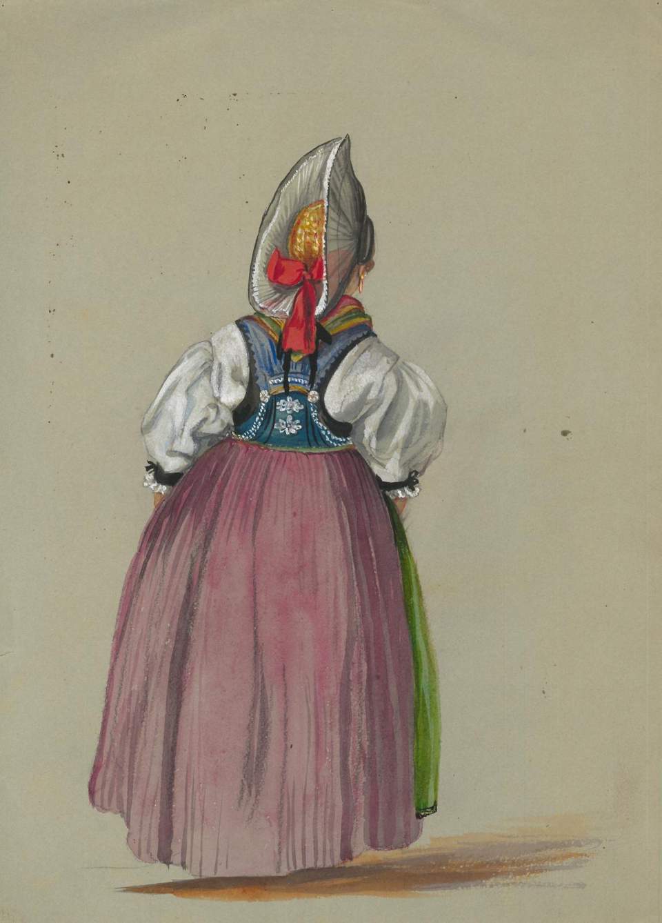 Frau in Tracht aus Appenzell Innerrhoden