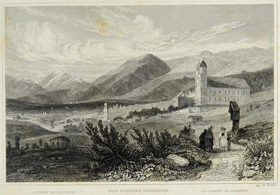 Ansicht Kloster Disentis