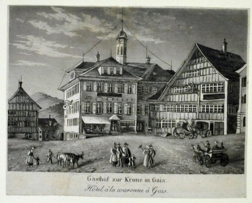 Ansicht Gais, Gasthof zur Krone