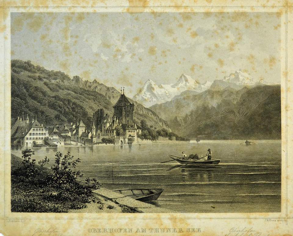 Ansicht Oberhofen am Thunersee