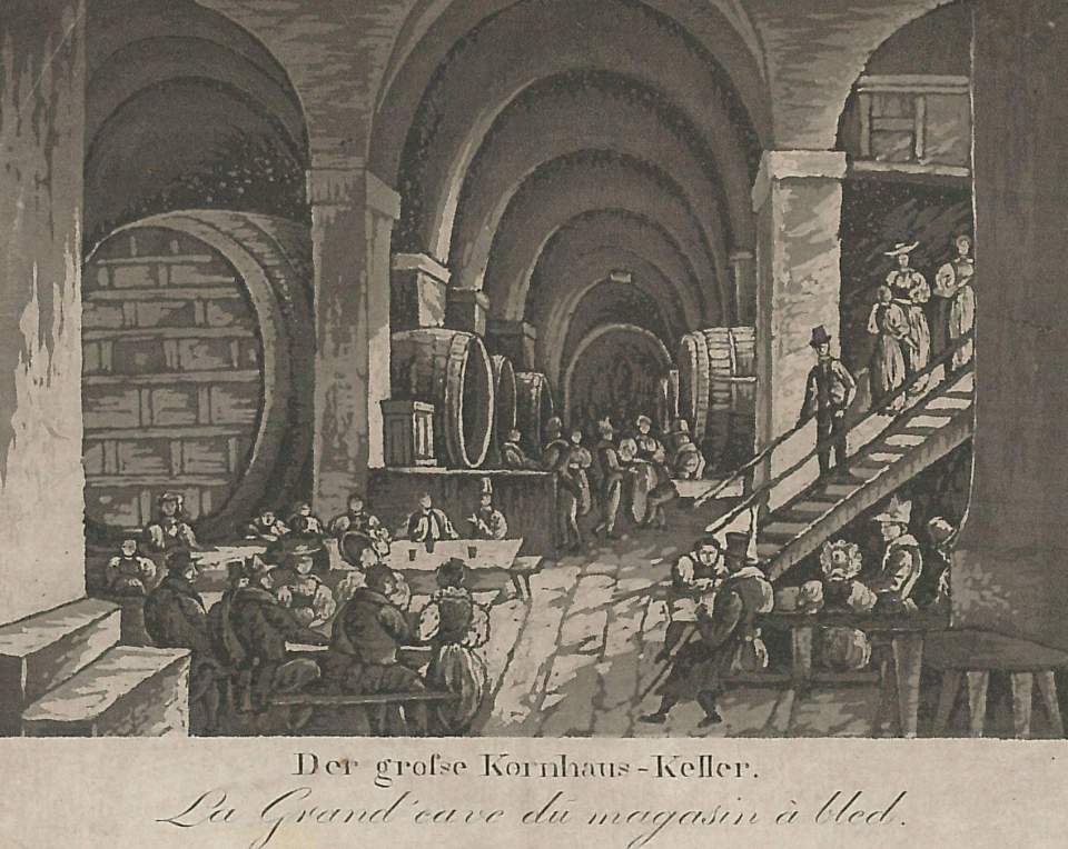 Grafik, Bern, Der grosse Kornhauskeller