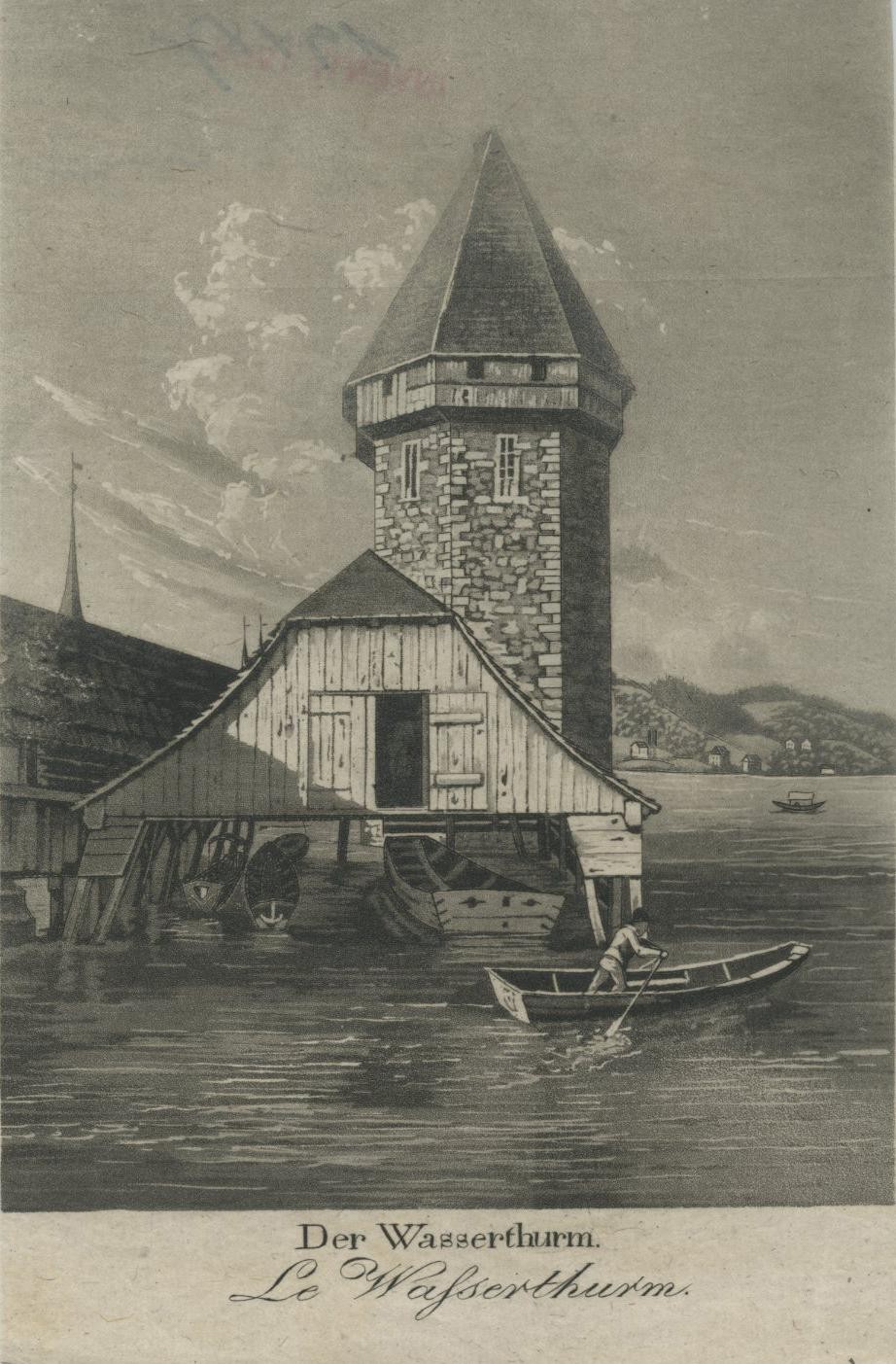 Grafik, Wasserturm Luzern