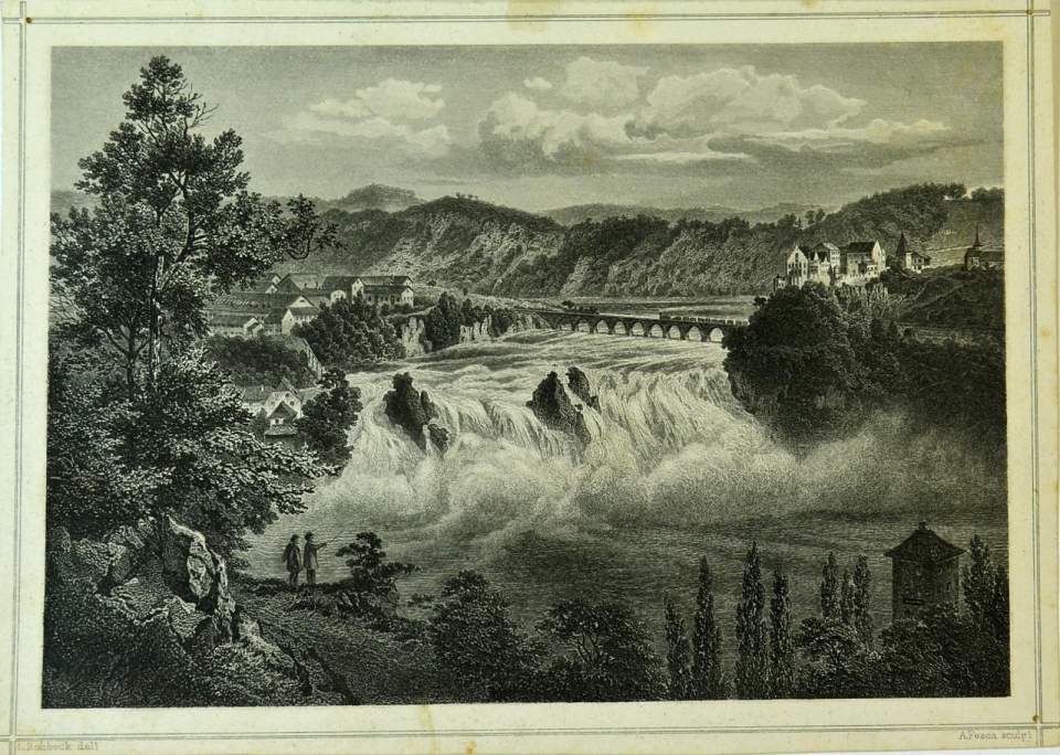 Ansicht Rheinfall bei Schaffhausen