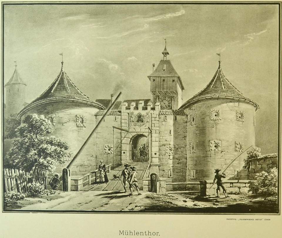 Ansicht Mühlentor Schaffhausen
