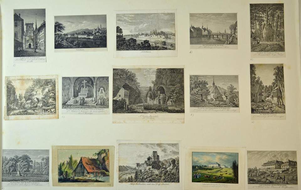 15 Einzelstiche aus dem Kanton Solothurn