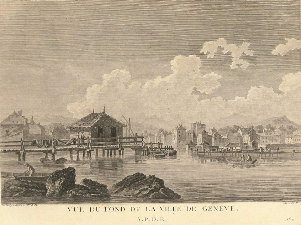 Ansicht der Stadt Genf