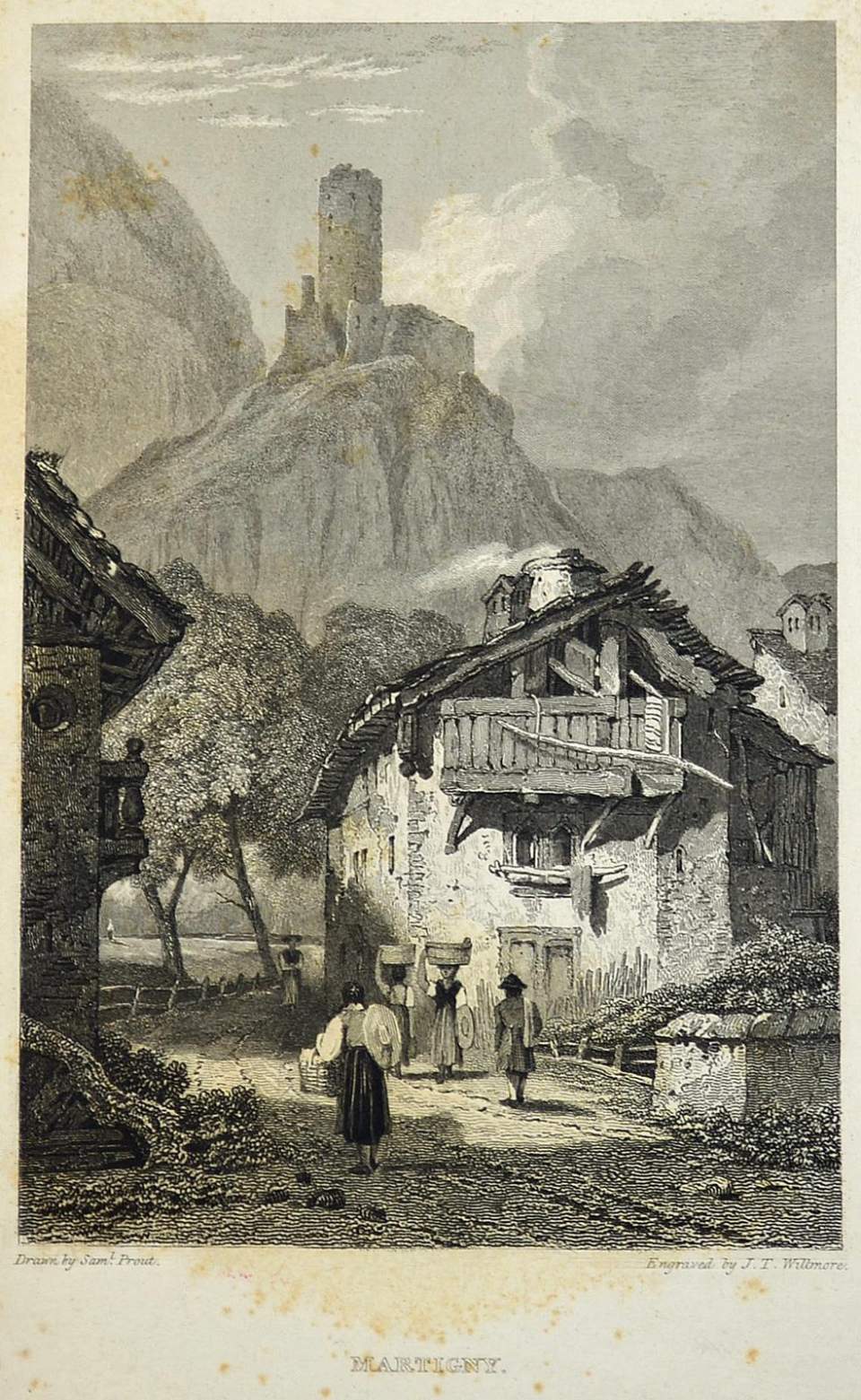Ansicht Martigny im Wallis