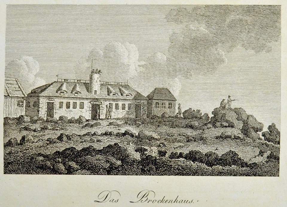 Ansicht das Haus auf dem Brocken, Thüringen