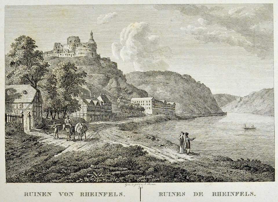 Ansicht Ruinen von Rheinfels St. Goar