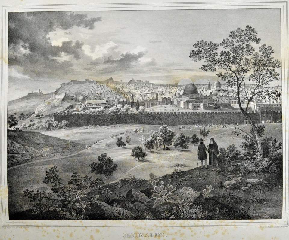 Ansicht Jerusalem