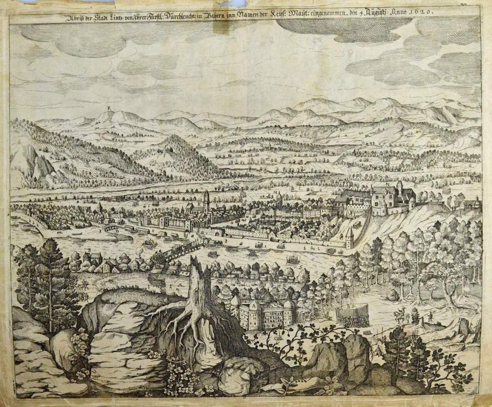 Ansicht Stadt Linz 1620