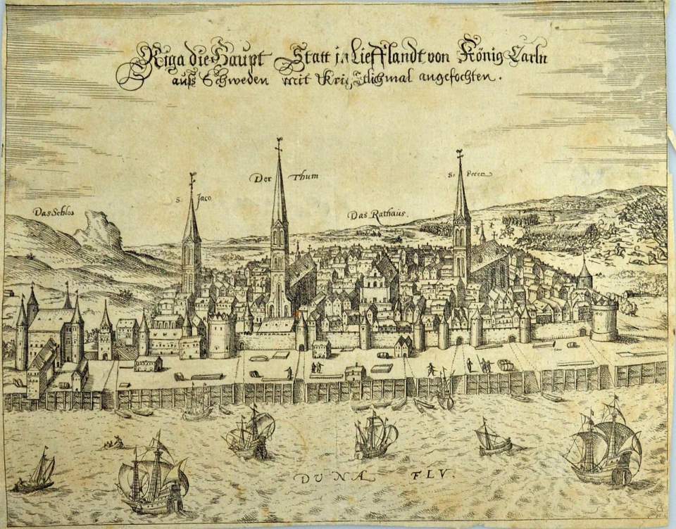 Ansicht Riga, Hauptstadt von Lettland