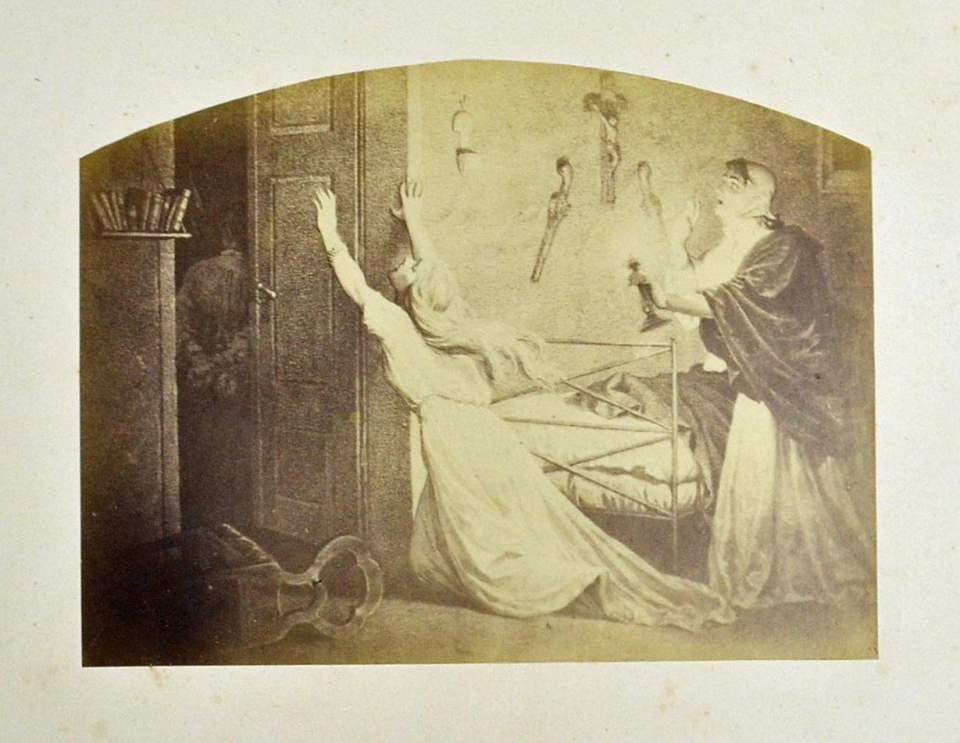 8 Fotografien von Gemälden aus der poln. Revolution 1863 - 1864