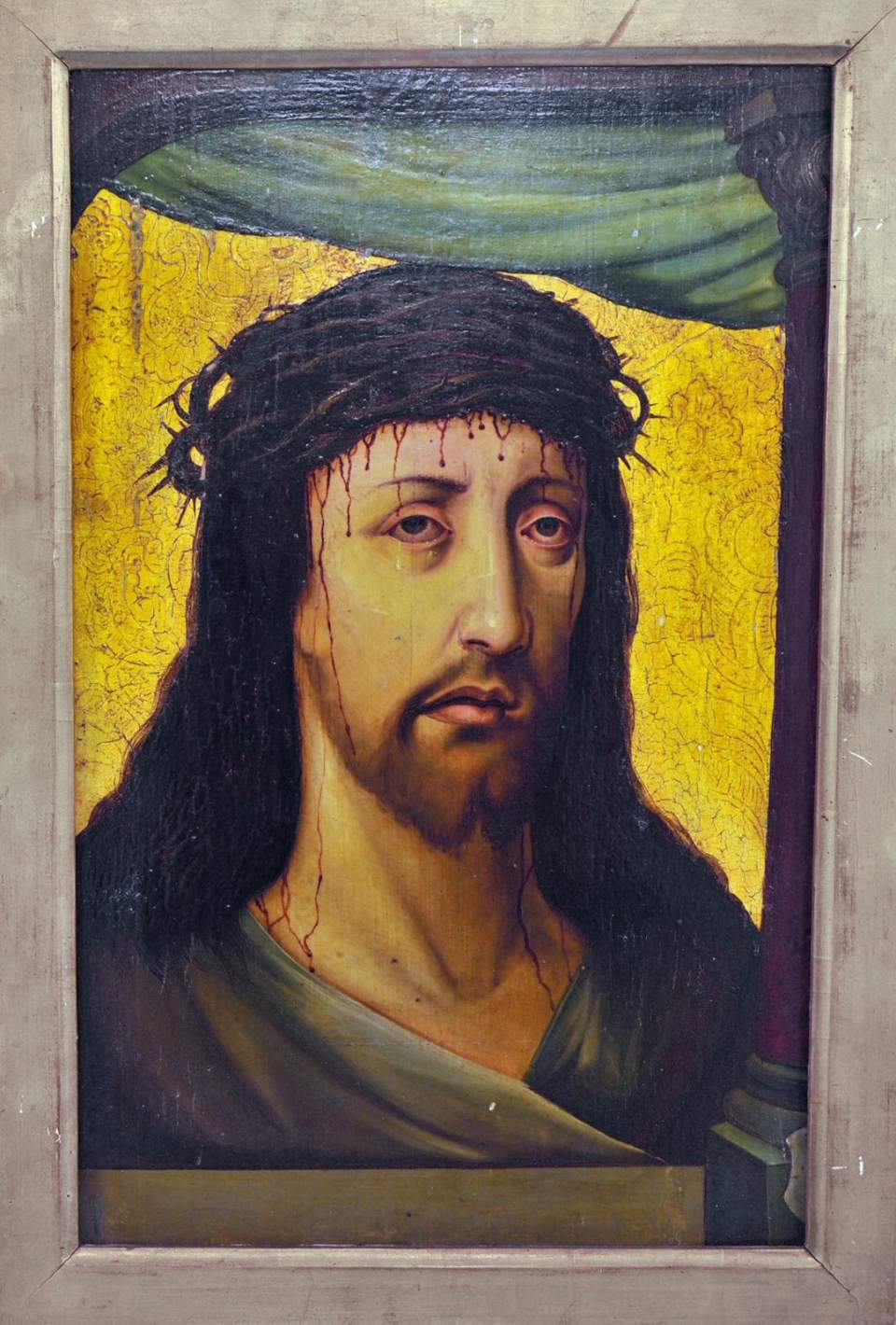 Gemälde, Ölgemälde Kopf des Christus